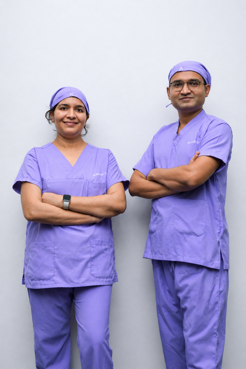Two Shree Retina Care surgical doctors